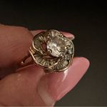Vintage Rose Gold And Sterling Silver Ring Photo 6
