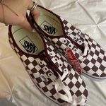 Vans Brand new burgundy checkered  Photo 0