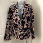 Béchamel Funky retro coll Multicolored black Paisley print blazer Excellent condition Measurement in pics Size L Photo 0