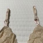 Victoria's Secret Victoria’s Secret 34D Unlined Demi Underwire Bra Nude Lace With Pink Accent Photo 9