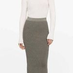 ANINE BING NWT Anine Green Fine Knit Julian Pencil Midi Skirt Size XS Photo 0