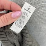 Lululemon On the Go Poncho Knit Sweater Zip One Size Gray Photo 9