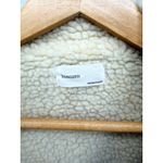 Hoozen Corduroy Sherpa Lined Trucker Jacket Brown Women's Size Medium Photo 2