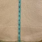 Loft  Mock Neck Light Pink Knitted Sweater Shoulder Buttons EUC Sz M Pullover Photo 8