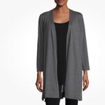 Eileen Fisher  Tie Waist Simple Long
Sweater Cardigan Photo 1