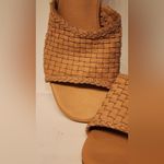 Joie  Woven Summer Women's Tan Slide Sandals Mules Size 8.5 Photo 3