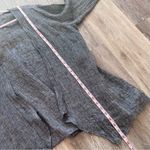 J. Jill linen 100% linen gray open front drape cardigan‎ sweater Size L Photo 4