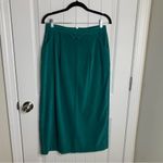 IC Collection‎ teal 3 piece skirt suit set size medium event church party Blue Photo 4