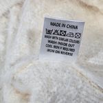 Area Stars Leila Sweater in Ivory M NWT Mock Neck Chic Faux Fur Fringe White Size M Photo 4