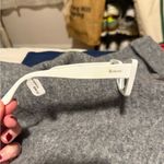 illesteva  White Rectangular Sunglasses Photo 2