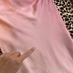 ZARA Strapless Satin Midi Dress Photo 7