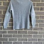 Guess  Long Sleeve Ribbed Choker Sweater  top  Size XSmall Gray Photo 2