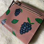 Coach Berry Peacock Pink Leather Sallet Hand Painted Photo 2