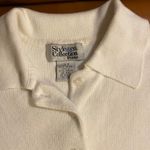 Style & Co My favorite vintage 1990s white button down collared knit top 🤍 Photo 6