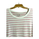 Time & Tru Pink Stripe Long Sleeve Top, XL Photo 1