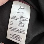 Anthropologie  Joie Faux Leather Pants Size 8 Burgundy Straight Fit High Waist Photo 12