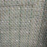 Maje NWT  Metallic bouclé-tweed mini skirt Light Green size 42/US 10 Photo 4