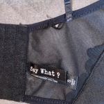 Black floral leather corset top Size XS Photo 3