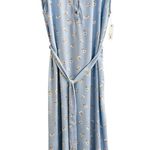 Billabong  Lovely Ways Maxi Dress Belted Floral Beach Casual Size Large Photo 7