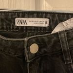 ZARA  High Rise Straight leg ankle rigid Jewel Jeans  size 6 Photo 4