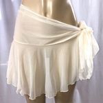 Zuliana Ruffle Mesh Sarong Made in USA New With Tags Size L Photo 0