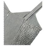 New Trashy Diva Romper Womens 8 Blue White Seersucker Pin Up Striped Retro 70s Photo 6