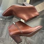 J.Crew NEW  Brown Leather Ankle Boots, Size 12 New w/o Box Photo 1