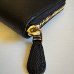Coach Long Zip Around Wallet Black Photo 5