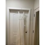 Lulus  Long-Lasting Love Dress Womens XS White Maxi V Neck Button Bridal Gown Photo 1