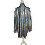 Charades Top 3X Disco Dance Party Shiny Hologram Retro Silver Halloween Cosplay Photo 1
