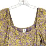 Abound  Boho Floral Off Shoulder Crop Top New Milkmaid Photo 3