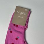 J.Crew Womens Heart and Cherries No Show Ankle Socks New with tag Red Photo 9