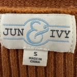 Jun & Ivy  camel colored cardigan v neck sweater cropped juniors small Photo 1