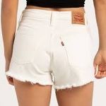 Levi's Levi’s 501 White Denim Shorts Photo 1