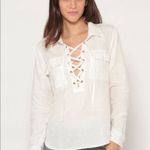 Mother lace up Frenchie. NWT White Size XS Photo 2