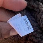 Aerie  Chenille Plush Sunset Soft Turtleneck Oversized Sweater In Olive Green Photo 9