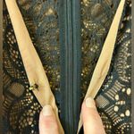 For Love & Lemons  Black Lace Bow Ruffle Mini Dress Size Small Photo 13