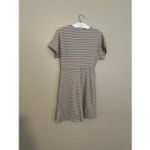 Lush Clothing Lush Brown And White Striped Dress Woman’s Size Medium Photo 6