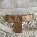 ZARA  “Vibe” white lace crop Top M Photo 3