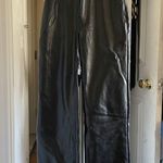 Abercrombie & Fitch Curve Love Faux Leather 90’s Relaxed Ultra High Rise Jeans Photo 0