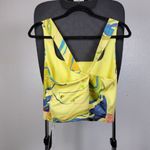 Nike  Yellow and Blue Crop Sports Bra Photo 2