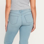 Old Navy ‎ High Rise WOW Flare Jean Stretch Light Blue Denim Size 16 Short Photo 0