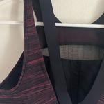 Lululemon Low Tide Blush Berry Black / Black Run The Day Sport Bra Size 6 Photo 4