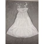 Petal and Pup petal and pup urmi midi dress white bow lined pockets small NWT Bride Photo 4