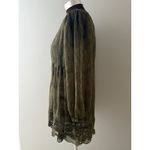 Pretty Angel Tunic Dress Size S Green Floral Lace Sheer Forest Fairy Whimsy Photo 4