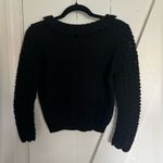 Vintage Lavorazione a mano Black Knit Sweater Photo 4