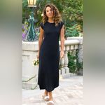 Frank & Eileen  $178 Cory Vintage Muscle Tee Maxi Jersey Dress Moss Green RARE Photo 6