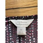 Christopher & Banks C.J. Banks Women Midi Dress Size 1X Stretch Office Classic Photo 2