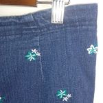 White Stag WS Flowered 10 Capri Pull On Jeans Photo 4