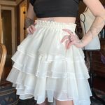 Sexy Ruffled High Low Skirt Photo 0